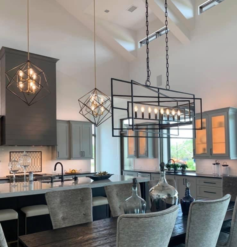 Kitchen Island Chandelier Lights Copper Pendant Ceiling Light Fixture Dining Room Antique Modern Elegant Unique Black Hanging Lamps Wall Sconce Indoor Outdoor Electric Lanterns
