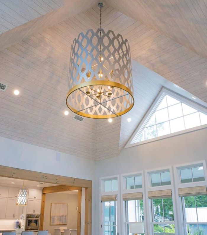 St. James Chaumont Copper Chandelier, 60"T x 60"W