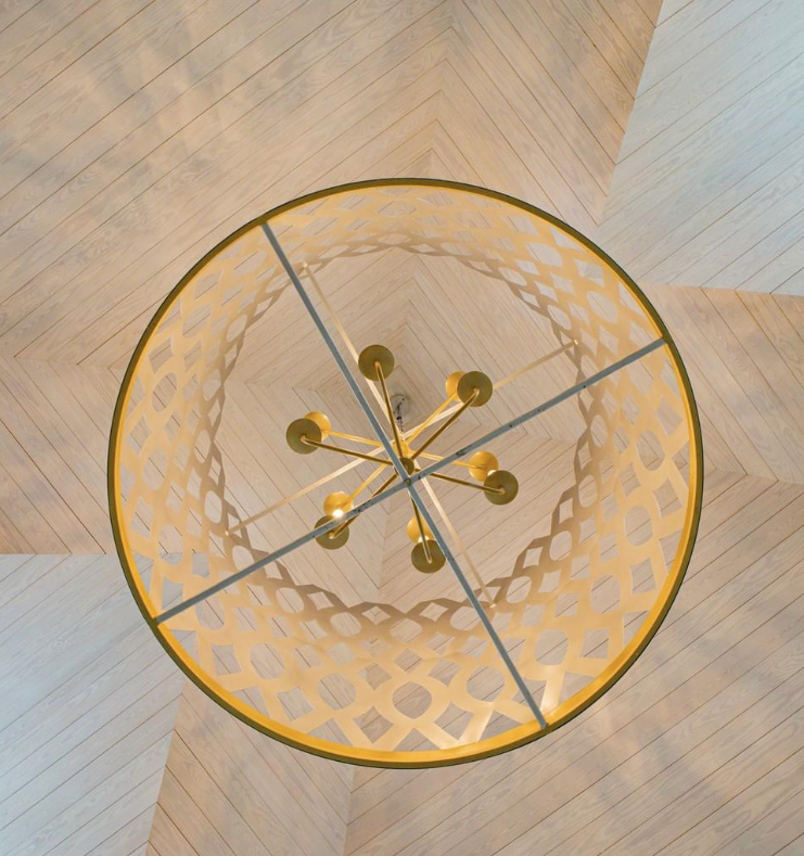 St. James Chaumont Copper Chandelier, 60"T x 60"W