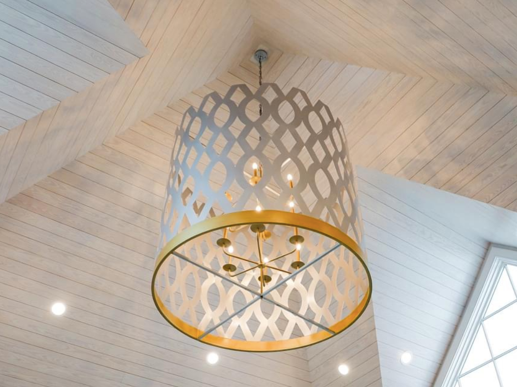 St. James Chaumont Copper Chandelier, 60"T x 60"W