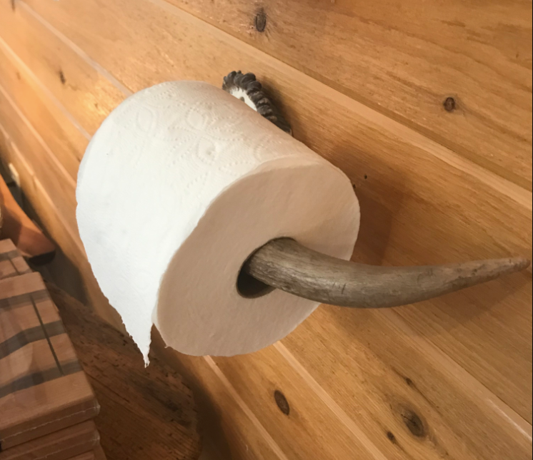 Antler Towel Holder Rack