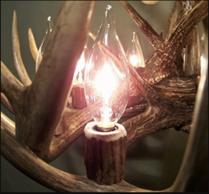 Regal Elk Real Antler Chandelier