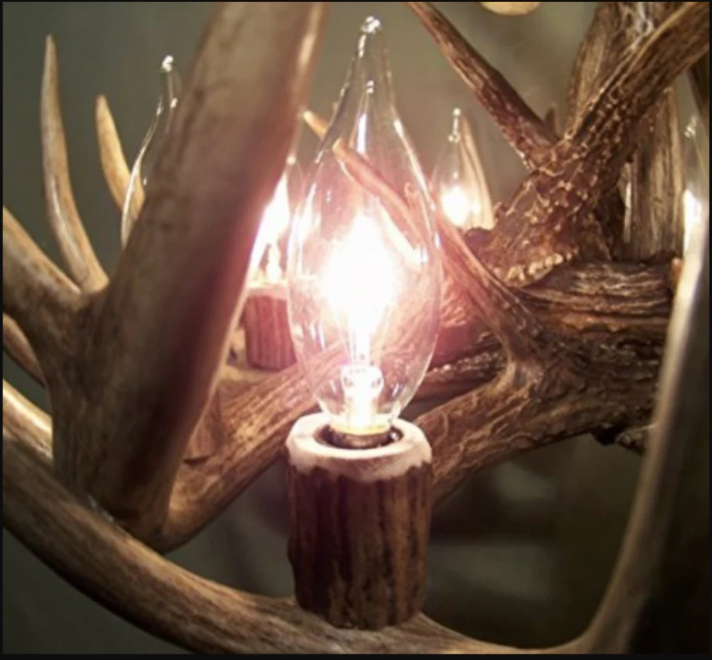 Regal Elk Antler Chandelier