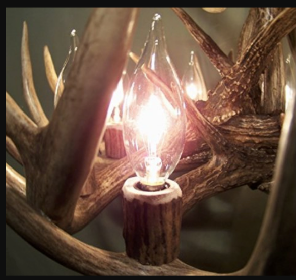 Elk and Deer Antler Wreath Garland