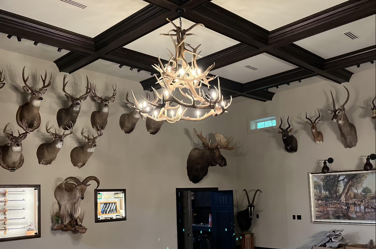 Regal Elk Antler Chandelier