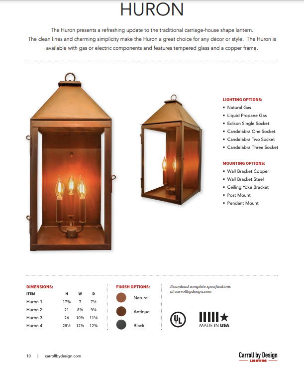 Huron Copper Lantern