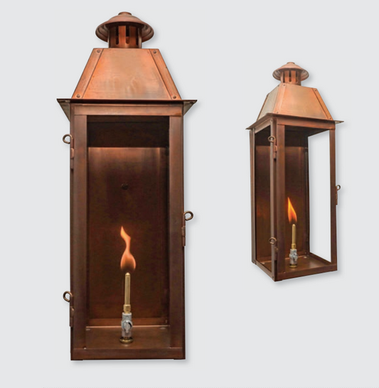 Outdoor Gas Electric Copper Lantern Kitchen Island Pendant Ceiling Light Fixture Chandelier Entryway Patio Light