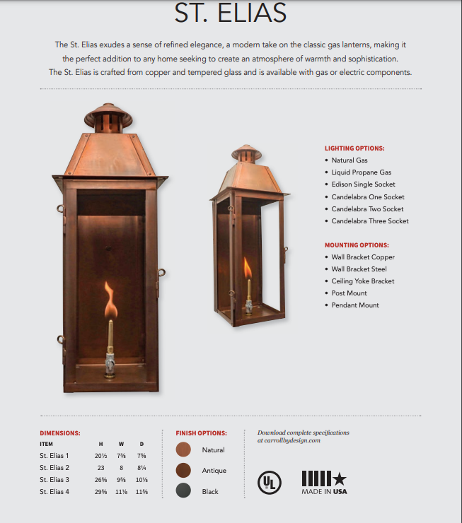 Outdoor Gas Electric Copper Lantern Kitchen Island Pendant Ceiling Light Fixture Chandelier Entryway Patio Light