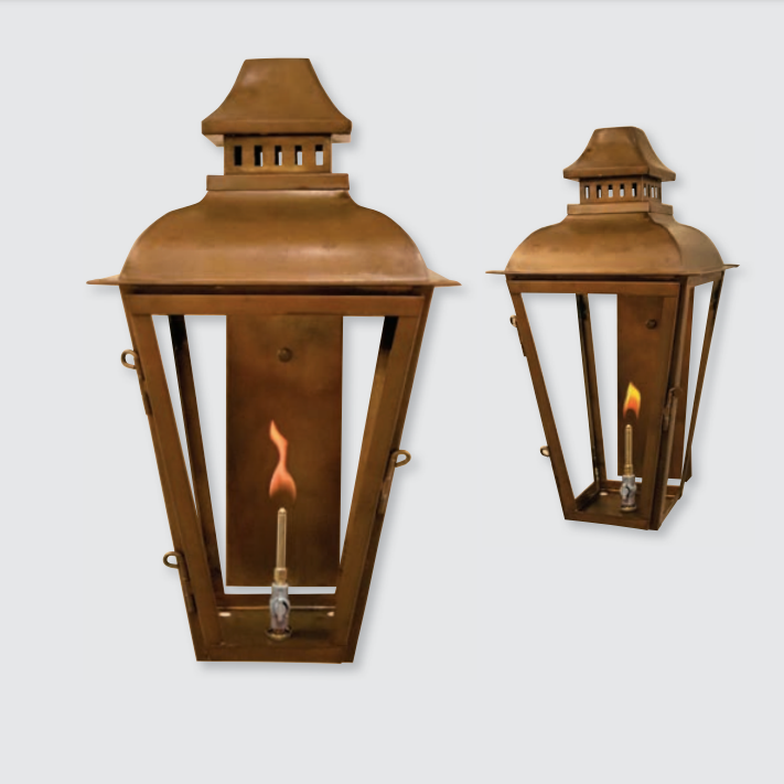 Carroll by Design Galveston Copper Lantern