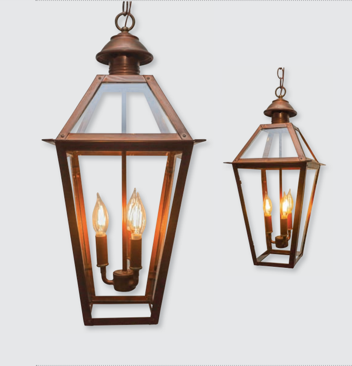 Outdoor Gas Electric Copper Lantern Kitchen Island Pendant Ceiling Light Fixture Chandelier Entryway Patio Light