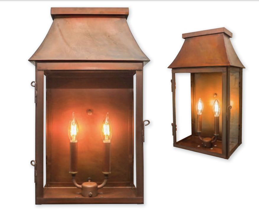 Carroll by Design Monterey Copper Lantern