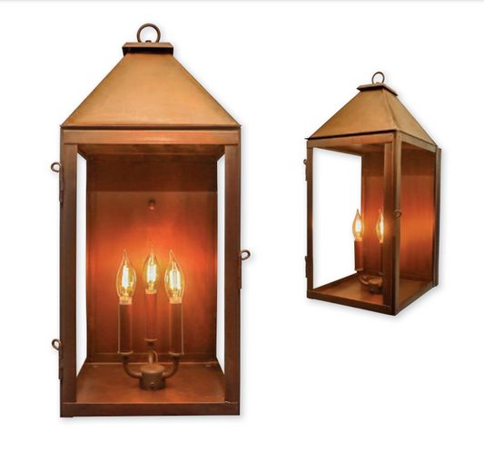 Outdoor Gas Electric Copper Lantern Kitchen Island Pendant Ceiling Light Fixture Chandelier Entryway Patio Light