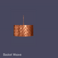 St. James Basket Weave Copper Chandelier