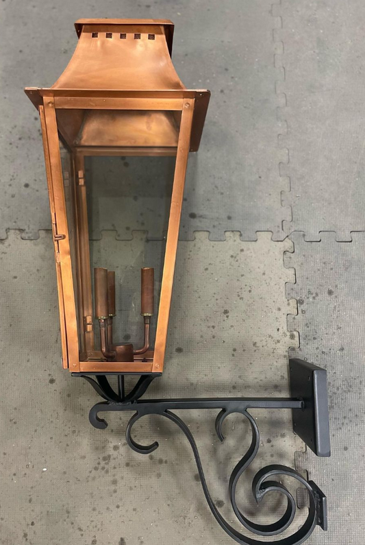 Outdoor Gas Electric Copper Lantern Kitchen Island Pendant Ceiling Light Fixture Chandelier Entryway Patio Light