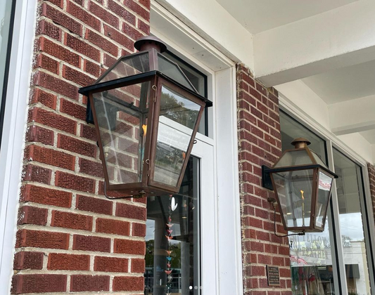 Outdoor Gas Electric Copper Lantern Kitchen Island Pendant Ceiling Light Fixture Chandelier Entryway Patio Light