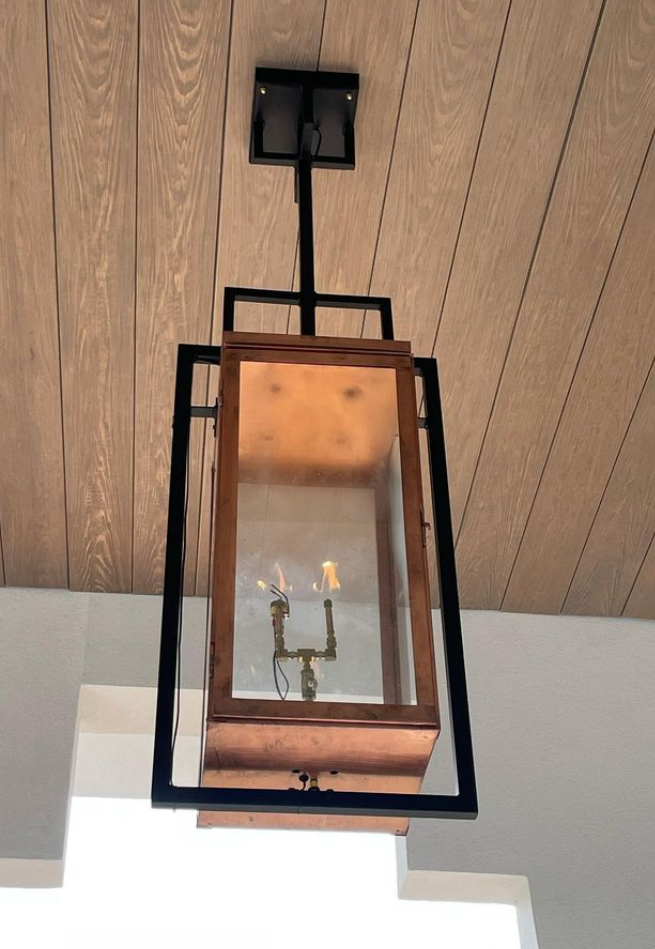 St. James Frisco Copper Lantern Pendant Lights Custom Designs