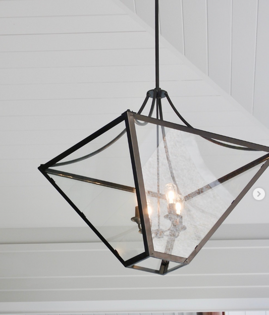 Outdoor Gas Electric Copper Lantern Kitchen Island Pendant Ceiling Light Fixture Chandelier Entryway Patio Light