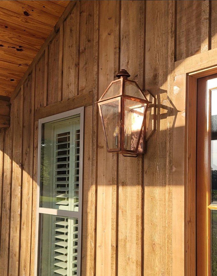 In Stock - Mountain Brook Copper Lantern