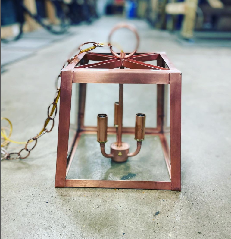 St. James Abilene Copper Pendant Light