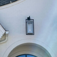 Frisco Gas Lantern Powder Coated Stainless Steel with Wall Mount Full Yoke.