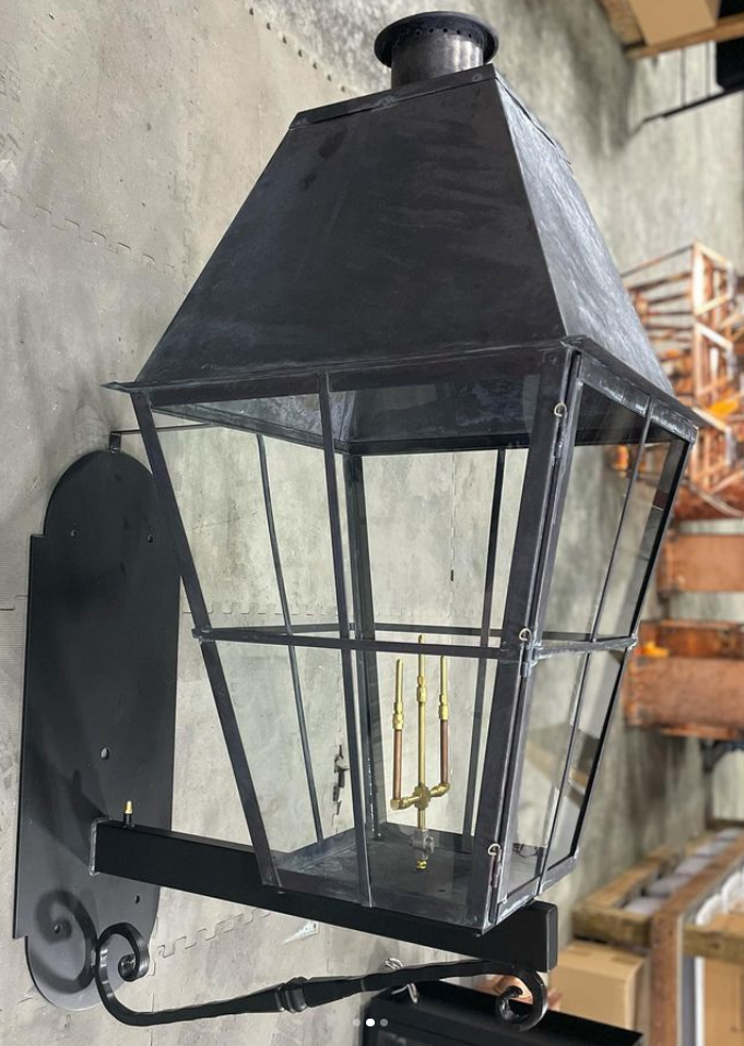 Outdoor Gas Electric Copper Lantern Kitchen Island Pendant Ceiling Light Fixture Chandelier Entryway Patio Light