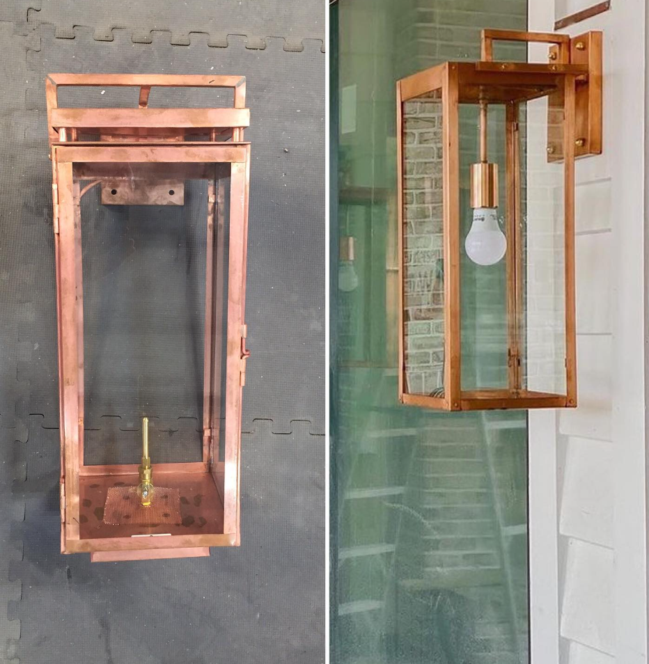 St. James Frisco Copper Lantern Pendant Lights Custom Designs
