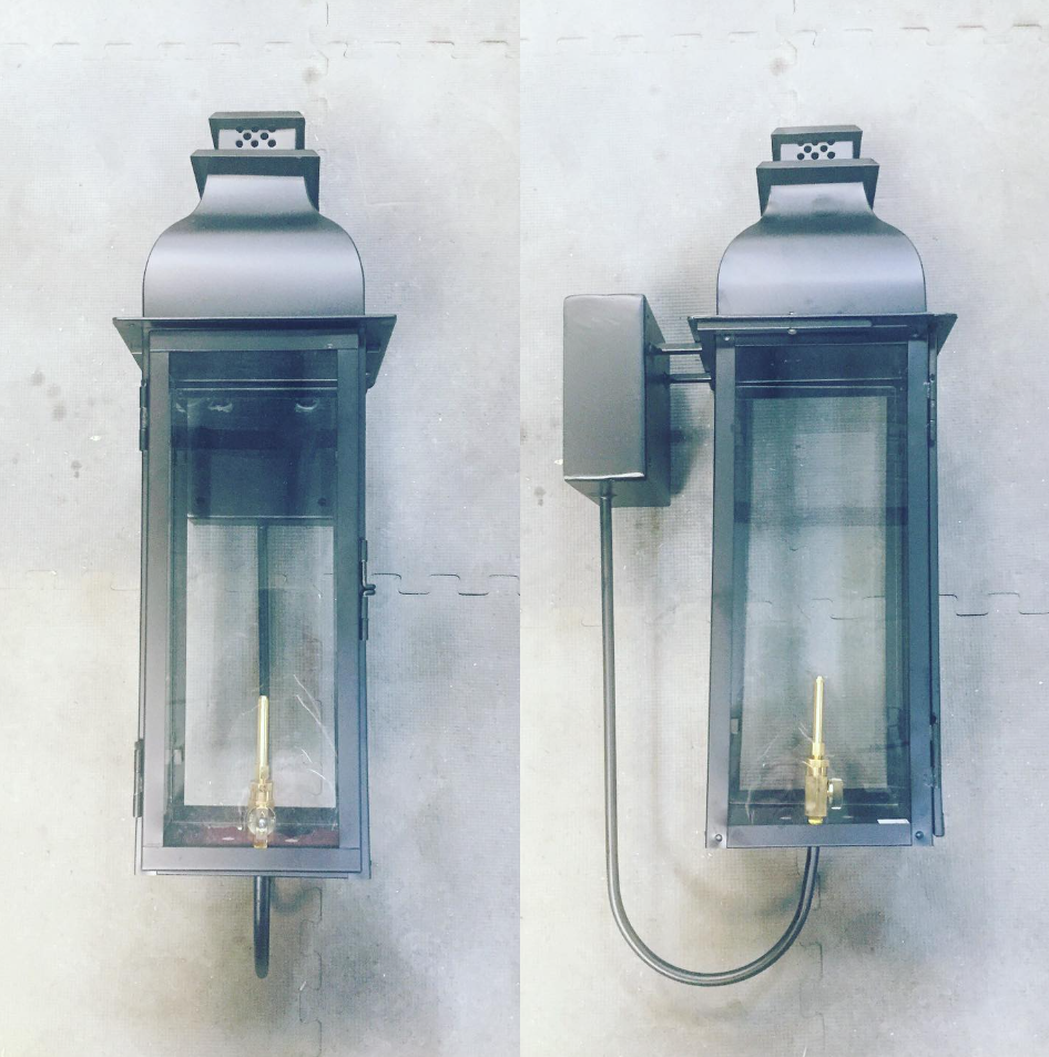 Powder Coated Black.