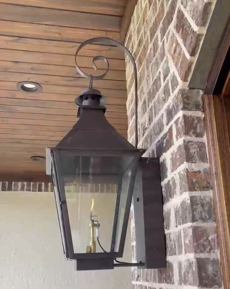 Outdoor Gas Electric Copper Lantern Kitchen Island Pendant Ceiling Light Fixture Chandelier Entryway Patio Light