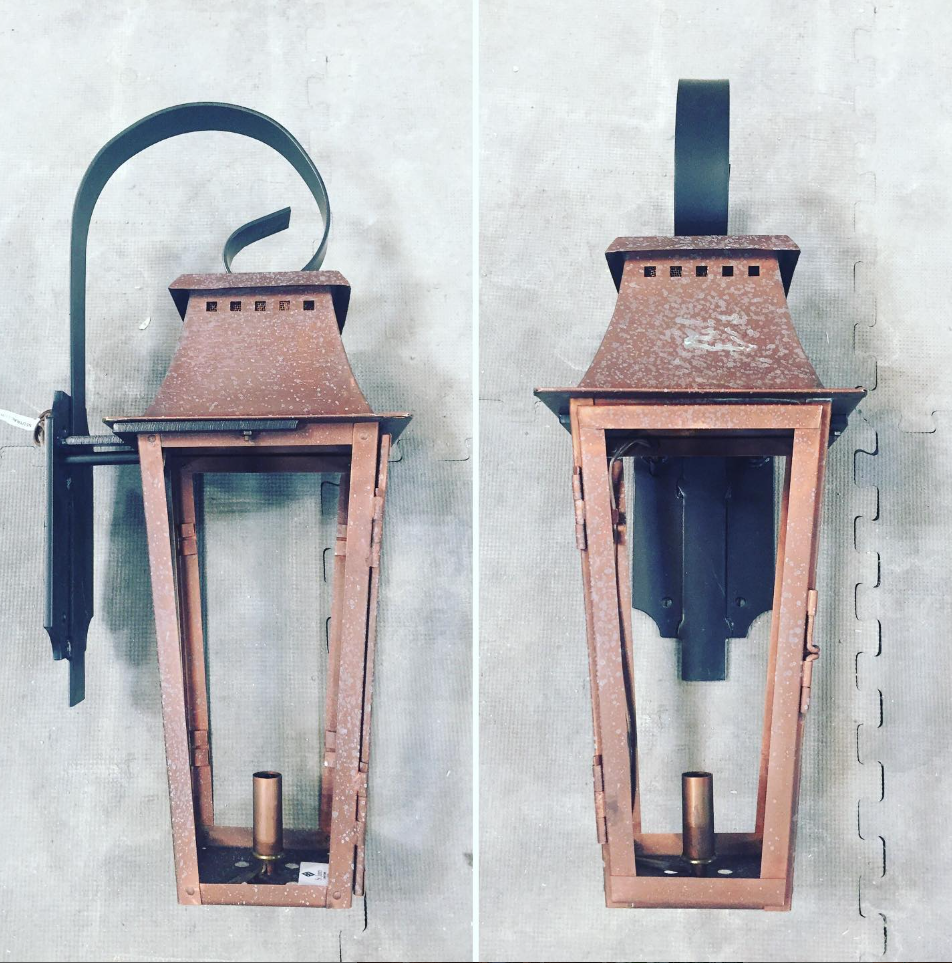 Outdoor Gas Electric Copper Lantern Kitchen Island Pendant Ceiling Light Fixture Chandelier Entryway Patio Light