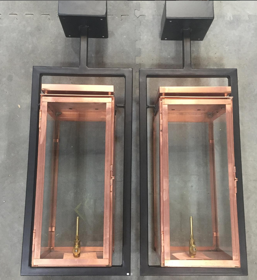 St. James Frisco Copper Lantern Pendant Lights Custom Designs