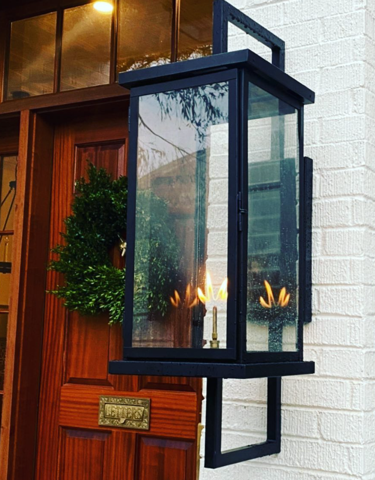 Outdoor Gas Electric Copper Lantern Kitchen Island Pendant Ceiling Light Fixture Chandelier Entryway Patio Light