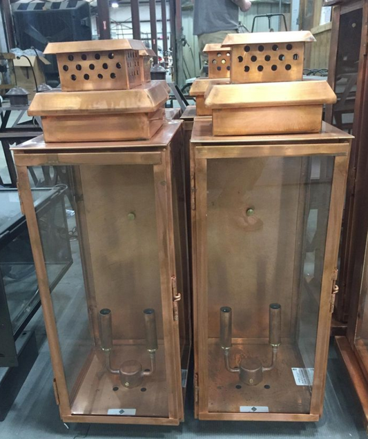 Outdoor Gas Electric Copper Lantern Kitchen Island Pendant Ceiling Light Fixture Chandelier Entryway Patio Light