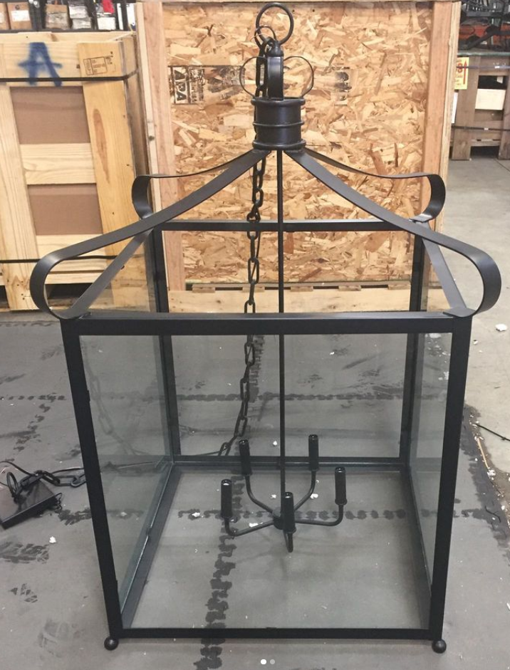 St. James Belgian Cage Kitchen Island Light