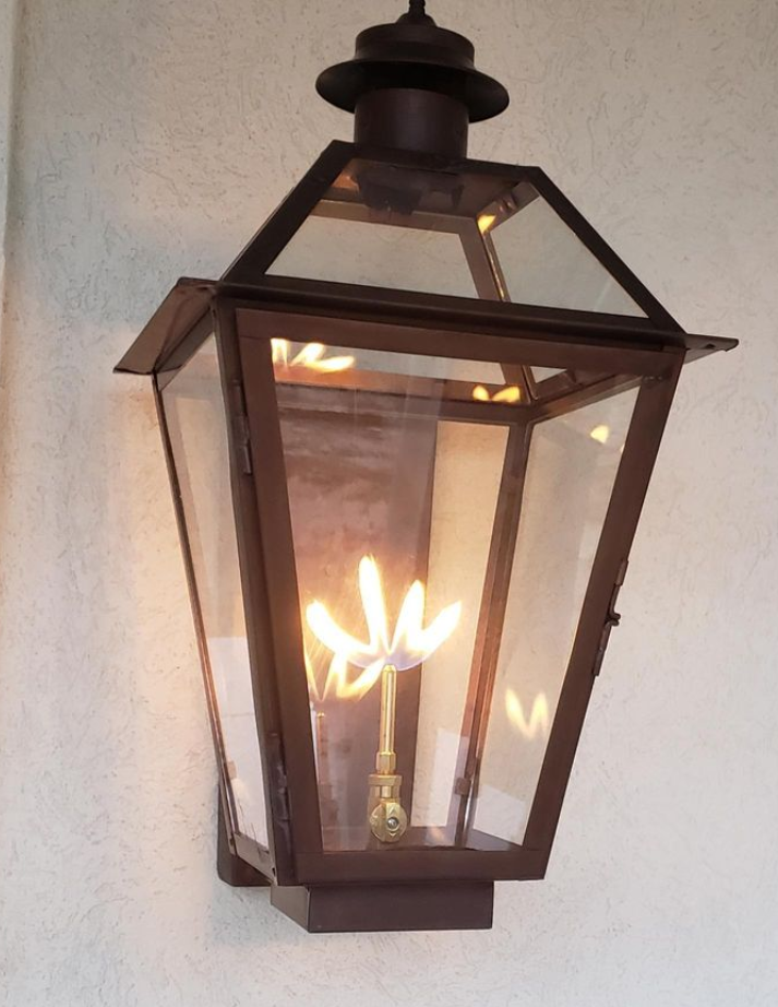 Outdoor Gas Electric Copper Lantern Kitchen Island Pendant Ceiling Light Fixture Chandelier Entryway Patio Light
