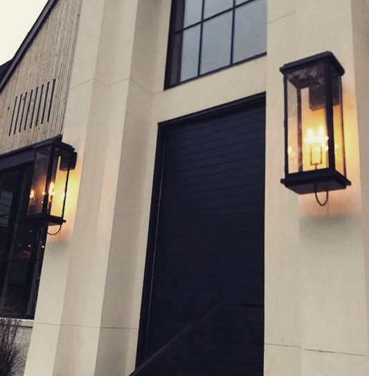 Outdoor Gas Electric Copper Lantern Kitchen Island Pendant Ceiling Light Fixture Chandelier Entryway Patio Light