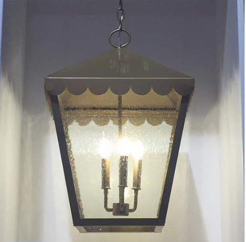 Rustic Pendant Lighting: Weathered Patina Lantern Pendant Light