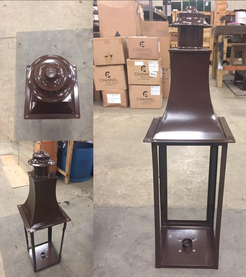 Dark Sienna Finish. 