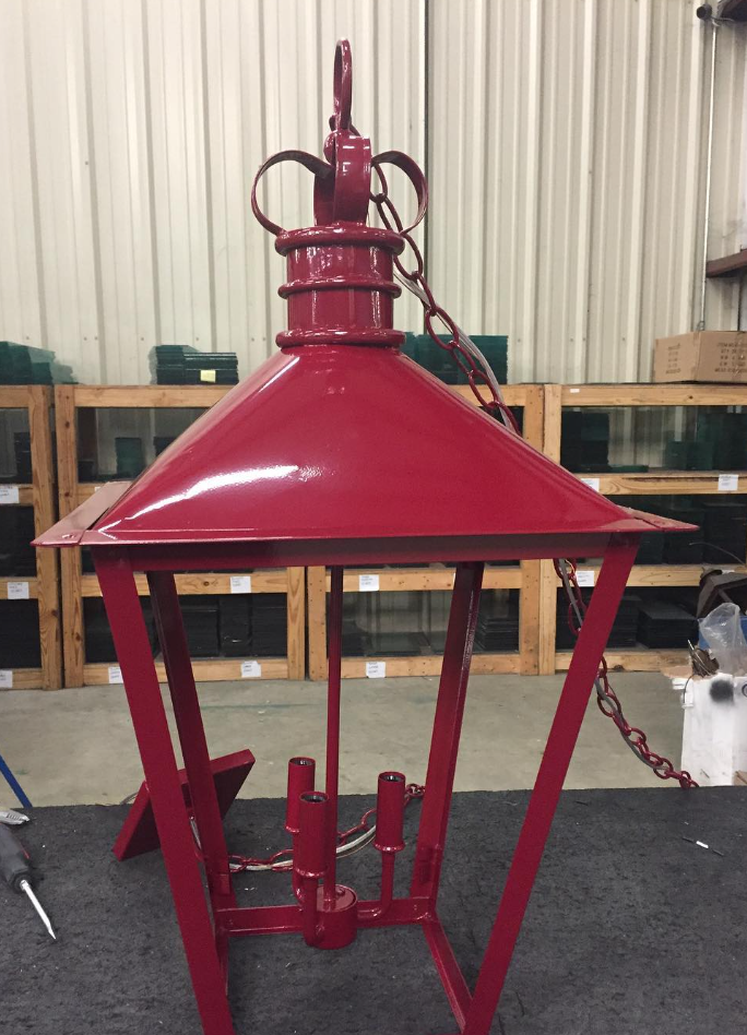 St. James Belgian Pendant Copper Chandelier