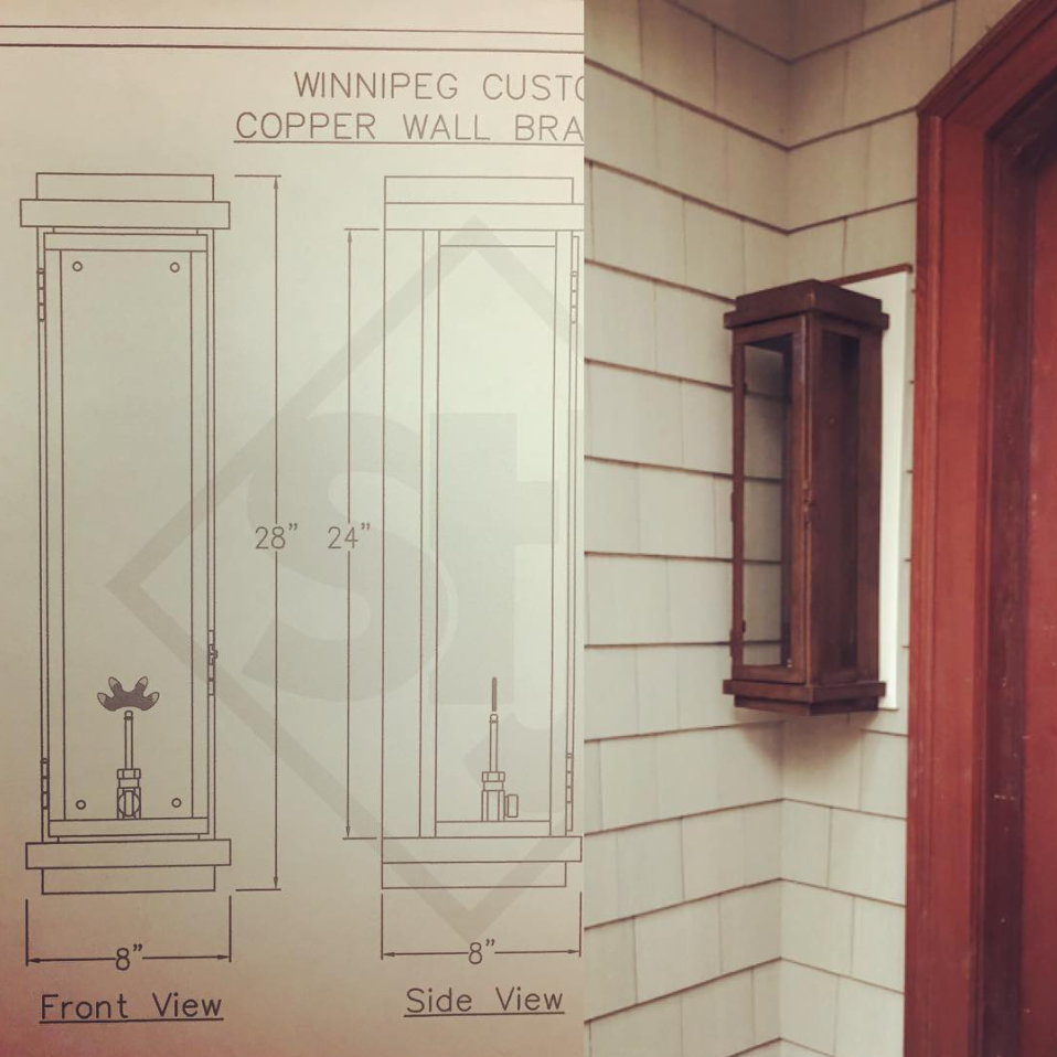 St. James Winnipeg Copper Lantern
