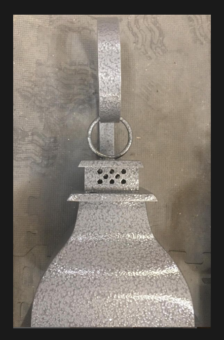 Powder Coated Sam Hammer Gray.