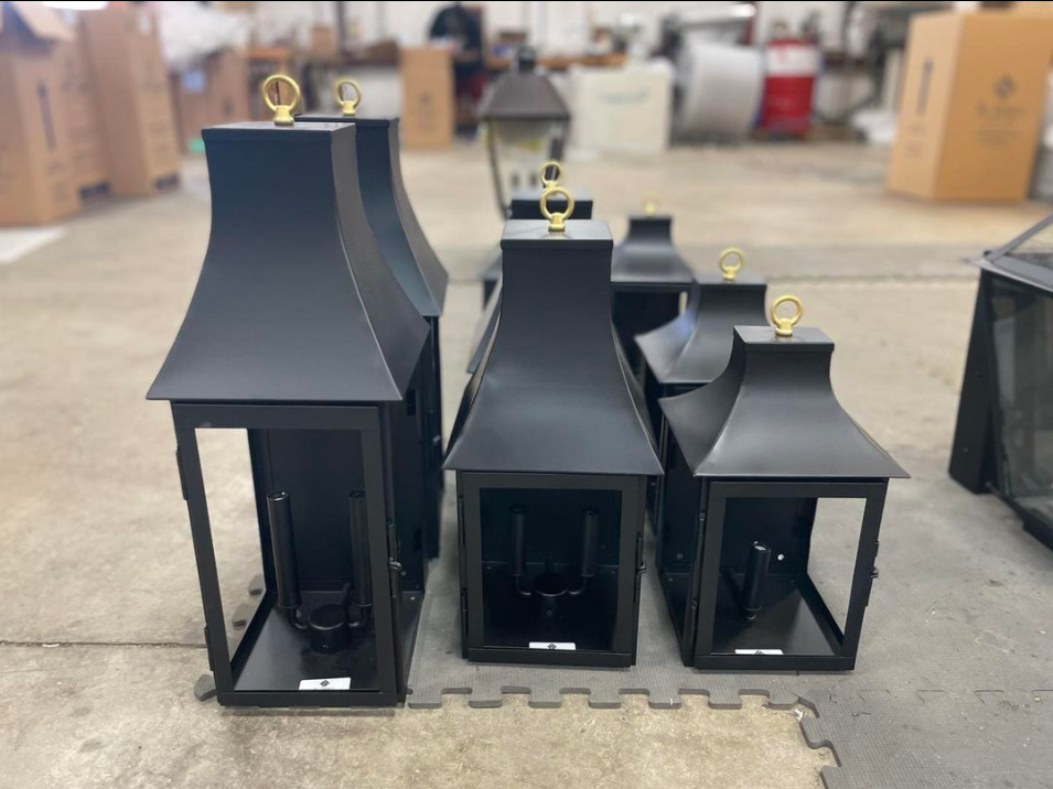 St. James Madison Copper Lantern Pendant Lights