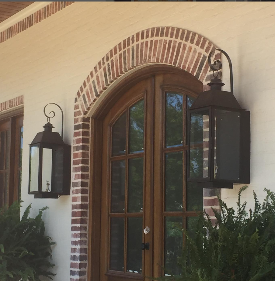 St. James Sweetwater Copper Lantern With Top Curl