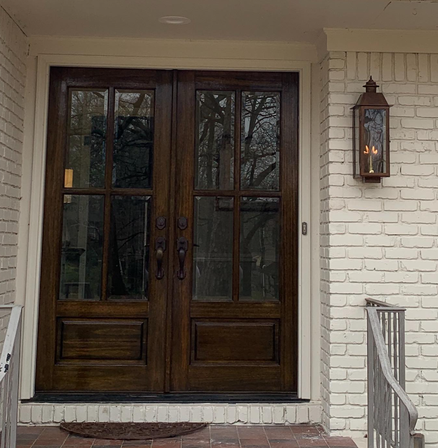 St. James Sweetwater Copper Lantern With Top Curl