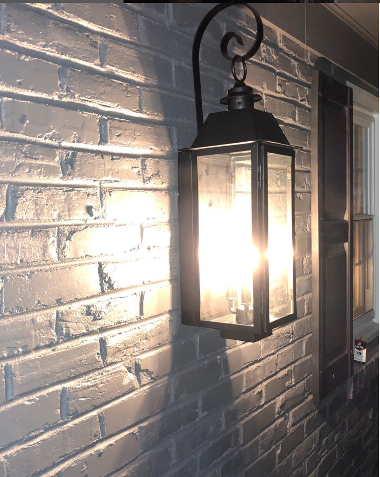Outdoor Gas Electric Copper Lantern Kitchen Island Pendant Ceiling Light Fixture Chandelier Entryway Patio Light