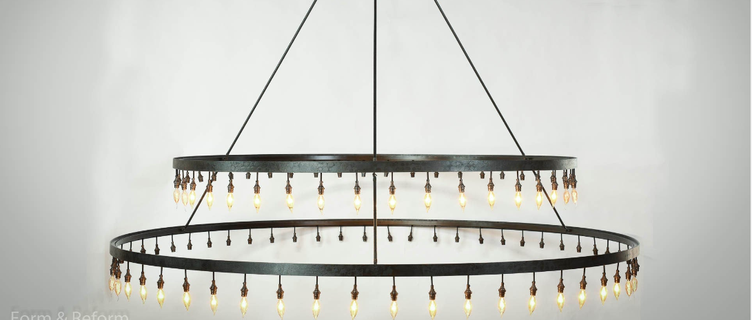 St. James Moroccan Steel Chandelier, Custom Design
