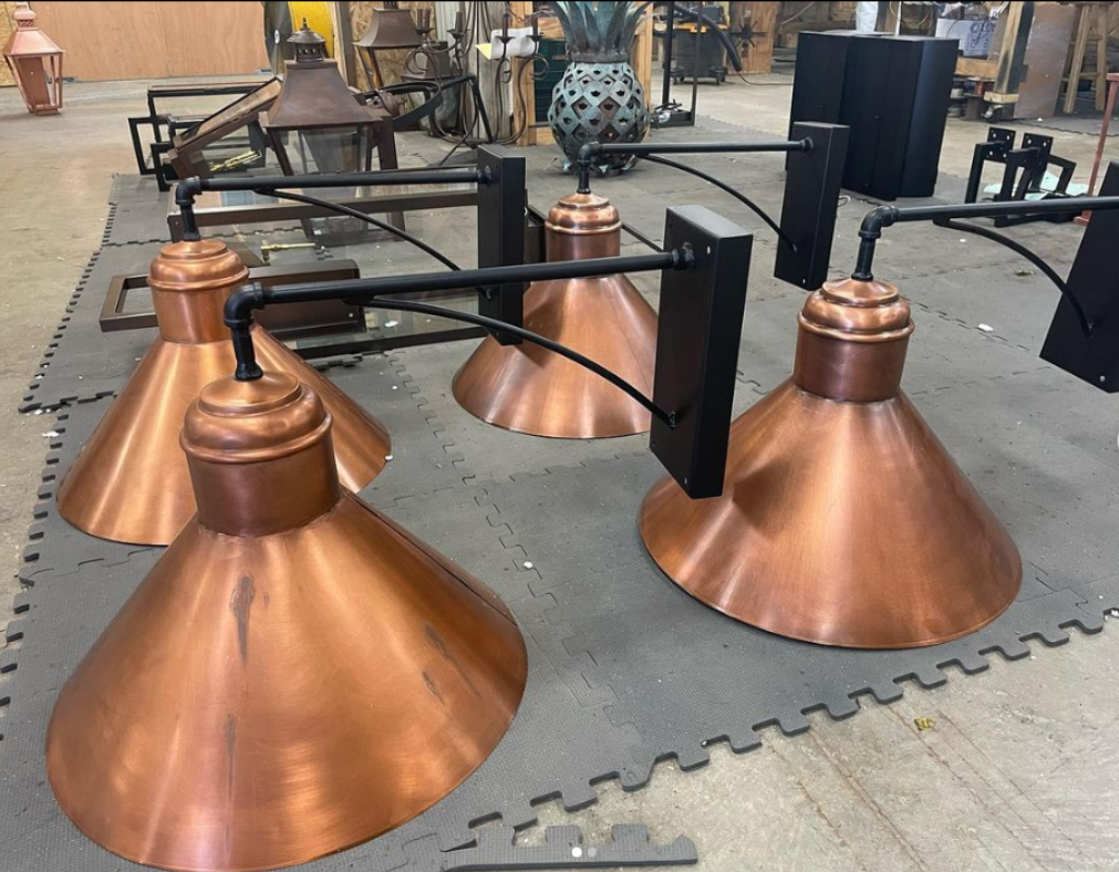 Outdoor Gas Electric Copper Lantern Kitchen Island Pendant Ceiling Light Fixture Chandelier Entryway Patio Light