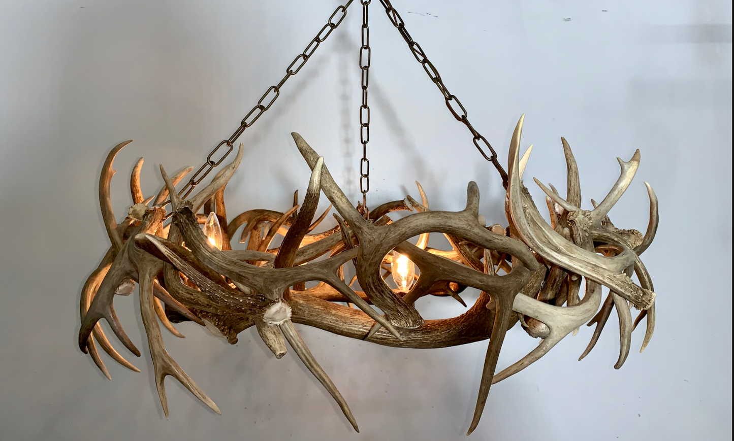 Crown of Thorns Deer Antler Chandelier