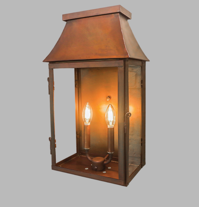 Outdoor Gas Electric Copper Lantern Kitchen Island Pendant Ceiling Light Fixture Chandelier Entryway Patio Light