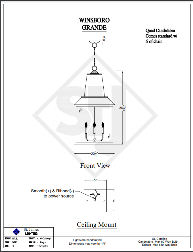 St. James Winnsboro Copper Kitchen Island Lights