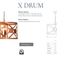 St. James X Drum Copper Chandelier
